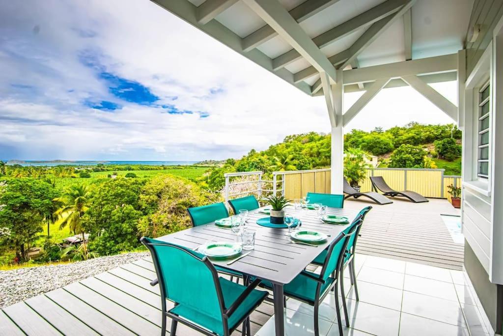 Magnifique Villa Piscine, Vue Mer, 8 Km Plages Le François 外观 照片